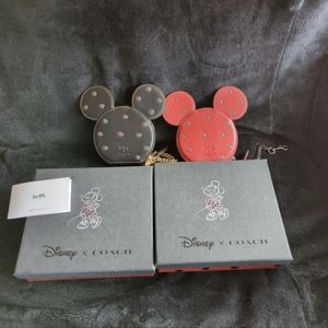 Disney x Coach wristlets/coin cases